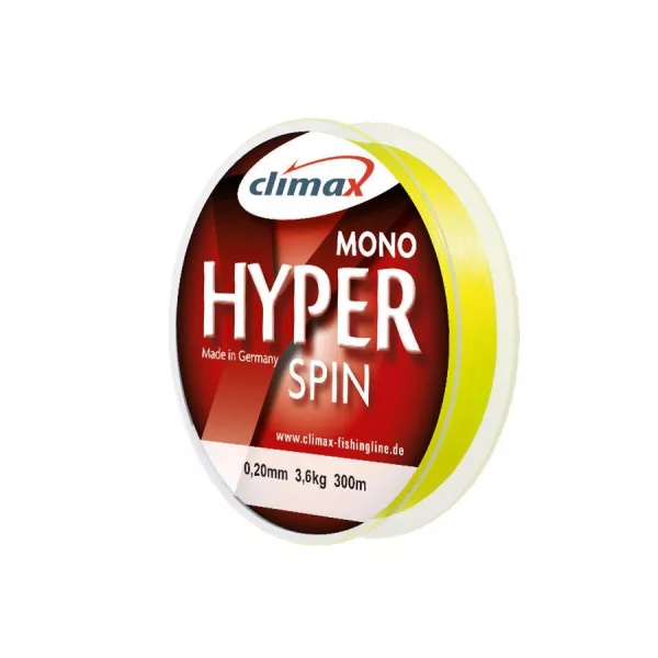 Climax Hyper Spinning Fluo Yellow 150m 0,18mm Monofil Főzsinór