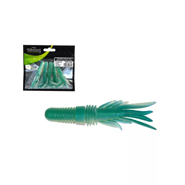 Wizard Bass Grub Green 7cm Umetna ličinka 5kom