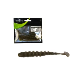 Wizard Power Minnow Siva 9cm Gumijasta riba 5kos