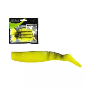 Wizard Warrior Shad Black-Green 9cm Plastična vaba 4kom