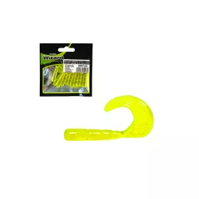 Wizard Harpex Twist Larva Clear-Green 5cm Umetna Vaba 10kos