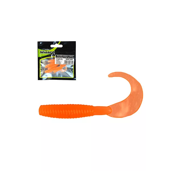 Wizard Harpex Twist Fluorange 5cm Vaba 5 kos