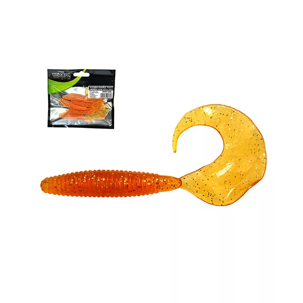 Wizard Harpex Twist Orange 9cm Umetna vaba 5kos