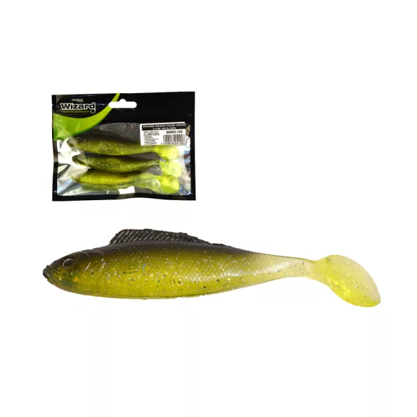 Wizard Roach Clear-Green 11cm Gumijasta riba 3kom