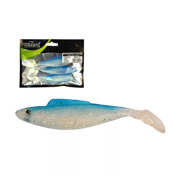 Wizard Roach Clear-Blue 11cm Gumijasta riba 3kom
