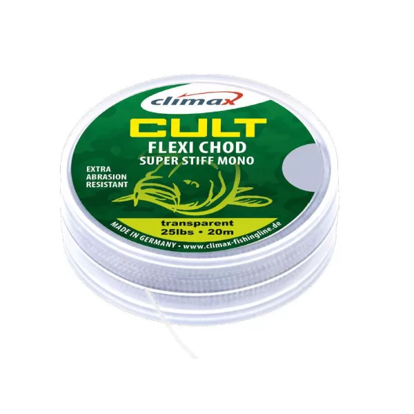 Climax Cult Carp Flexi Chod Mono Hooklink 20m 0,50mm 25lb Monofil Előkezsinór