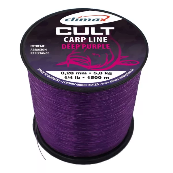 Climax Cult Carp Deep Purple Mono 1000m 0,28mm Monofil Főzsinór