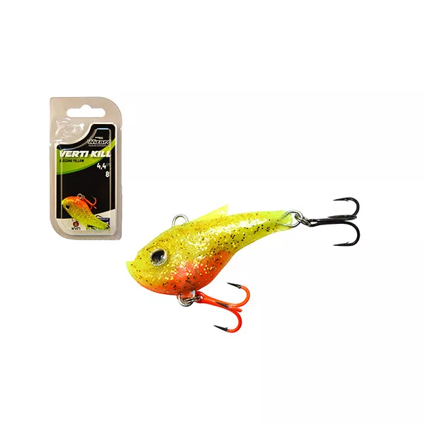 Wizard Strike+ Verti Kill Bleeding Yellow 4,4cm 8gr Vertikális Műcsali