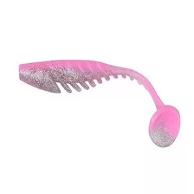 L&K Floating Shad Gumijasta ribica 45mm Rožnata - 5 kos