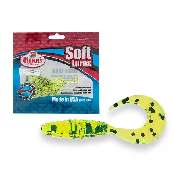 Manns W Pirosfejű Fehér 12,7cm Twister 3db