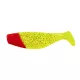 Manns Shad MFCHRH-Sárga, Glitteres Pirosfejű 6cm Gumihal 4db