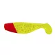 Manns Shad MFCHRH-Sárga, Glitteres Pirosfejű 8cm Gumihal 4db
