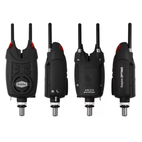 Delphin OPTIMO 9V Komplet signalizatorjev prijema ++1 + CSW II Swinger + Snag