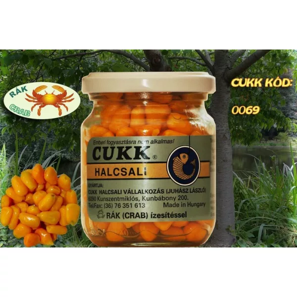 Cukk Oranžna Sladka koruza (z aromo rakov)