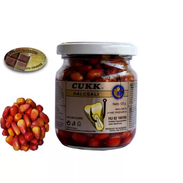 Barvna sladka koruza, svetlo rjava, čokoladno-oranžna