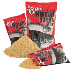   Benzar Mix Novac Sanger Tolstolobec Brez ribje moke Feeder krmna mešanica 3kg
