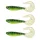 Nevis Twister Shad Vantage Perch 9cm 6,56gr Zeleno-bela Plastična Vaba 3 kos
