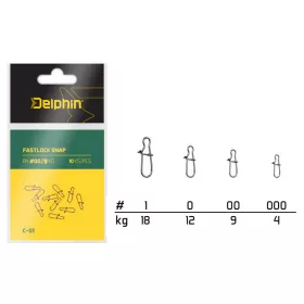Delphin Fastlock Snap C-01/10db BN/1