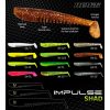 Nevis Impulse Shad 7,5cm 3,05gr 5kos/pak Zeleno-Oranžna Bleščice Plastična vaba