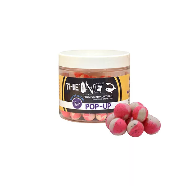 The One Pop Up Limona Riba Česen Roza-Bela 10-12mm Pop Up 60gr