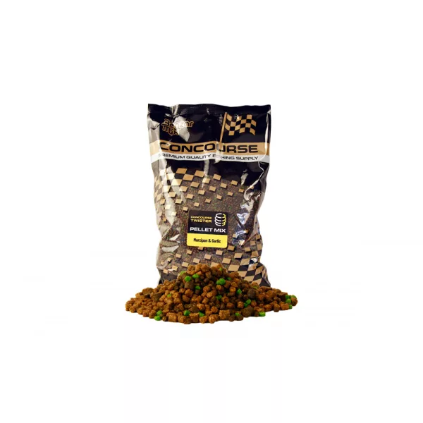 Benzár Concourse Twister Pellet Mix Marcipan-Česen 800gr Krmni pelet