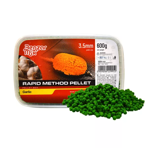 Benzár Mix Rapid Method Pelet 3,5mm Česen Pellet Box 600gr