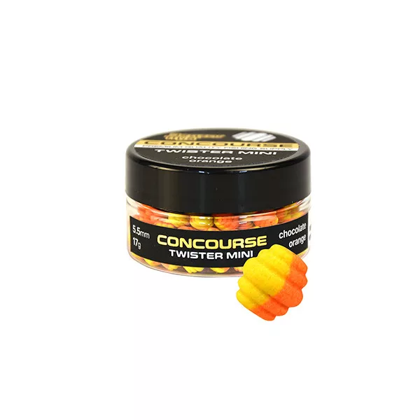 Benzár Concourse Twister Mini Vaba za kavelj Čokolada-Pomaranča 5,5mm 17gr