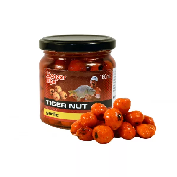 Benzár Mešanica Tigrovi oreščki s česnom v kozarcu 180ml