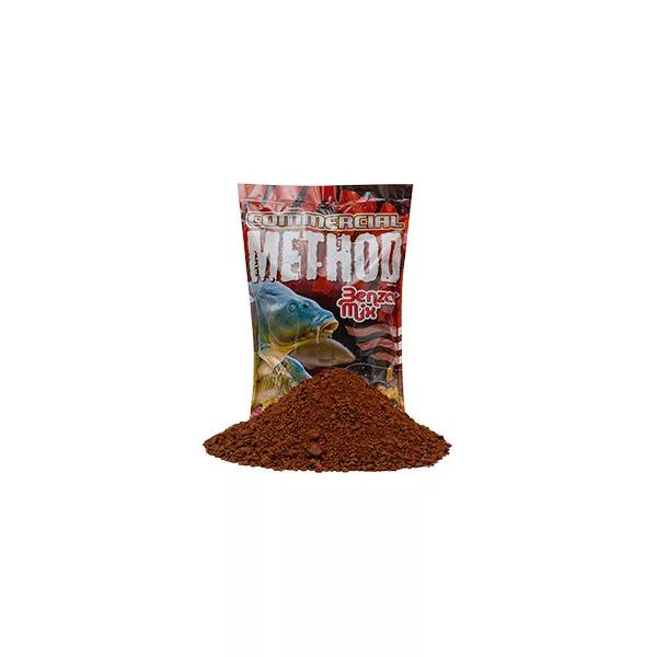 BENZÁR MIX KOMERCIALNA VABA RED KRILL TEMNO RDEČA 800gr - Z ribjo moko