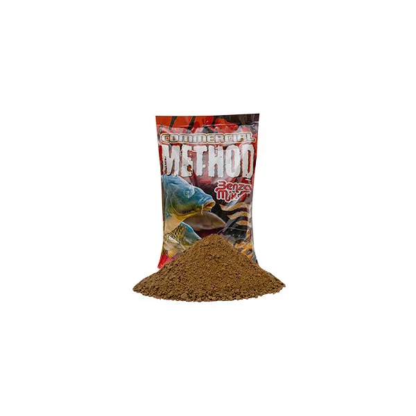 BENZÁR MIX KOMERCIALNA VABA SCOPEX&FISH TEMNO RJAVA 800gr - Z ribjo moko