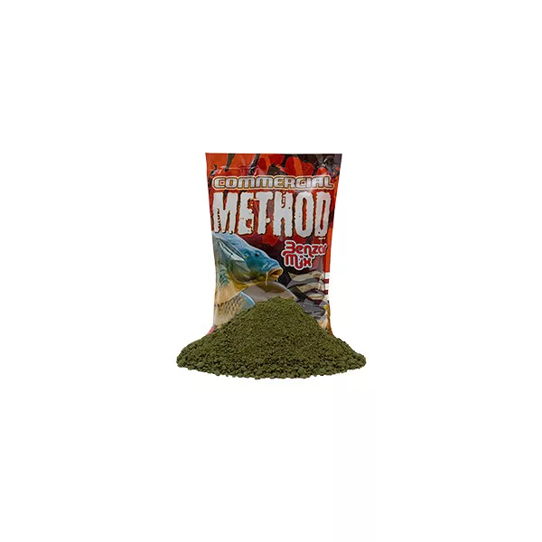 BENZÁR MIX KOMERCIALNA VABA GREEN BETAINE TEMNO ZELENA 800gr - Z ribjo moko