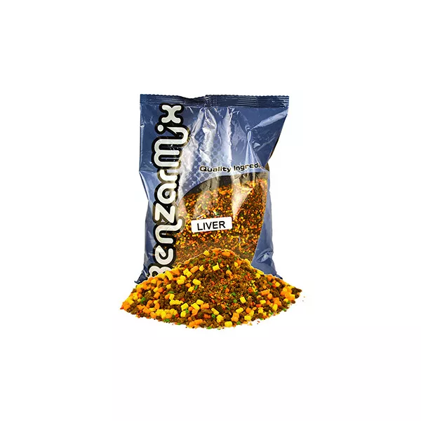 Benzár Mix Zdrobljena PVA vrečka Mešanica Jetrna Vaba 800gr