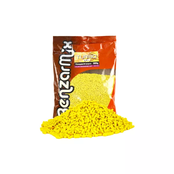 Benzár Mix Fluo Turbo Pelet Ananas- maslena kislina 1,5mm 800g