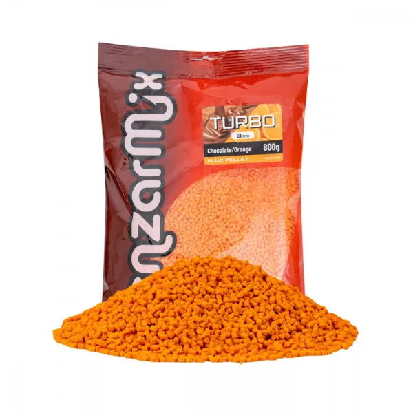 Benzar Fluo Turbo Pelet Čokolada-Pomaranča 3mm 800g