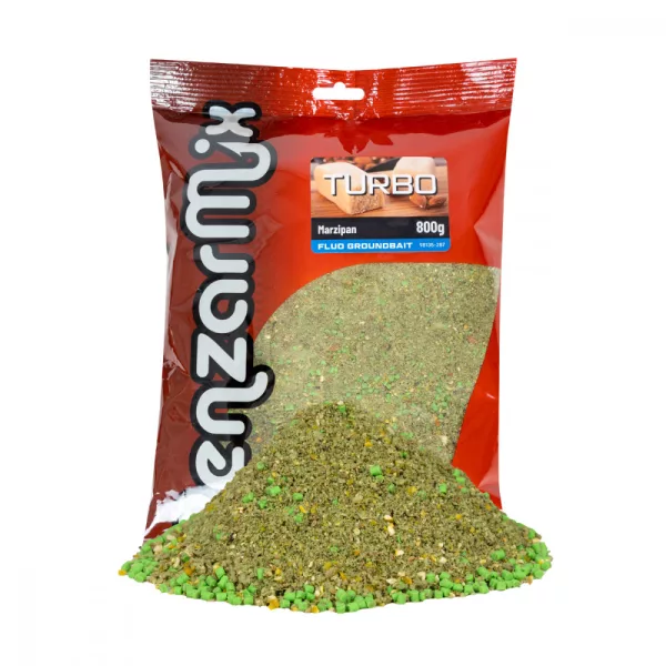 Benzar Fluo Turbo Krmna mešanica Marcipan 800gr