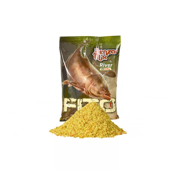 Benzár Mix Fito River Groundbait krmilna mešanica za srebrnega krapa 1,20kg