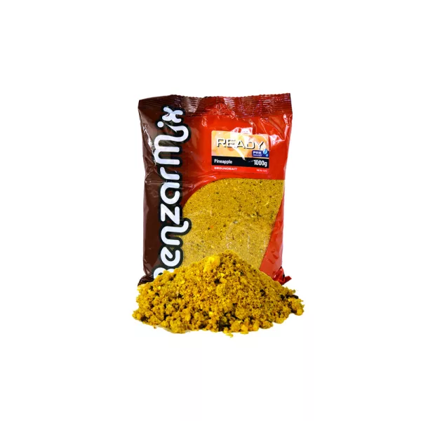 Benzár Mix Ready Carp Groundbait Ananas Predmešana krmna mešanica 1kg