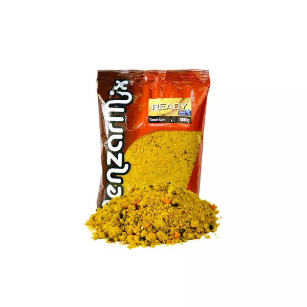 Benzár Mix Ready Carp Groundbait Sladka koruza Predmešana krmna mešanica 1kg