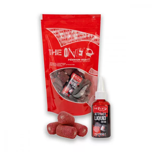 The One PVA Klobasa + 50Ml Tekočina Rdeče