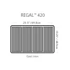 Broil King Regal 420 Built-in Beépíthető Gázgrill 64,8x48,9cm