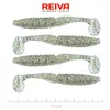 Reiva Zander Power Shad 10cm 7,05gr 4db/cs (Srebrni bleščice) Plastična vaba