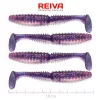 Reiva Zander Power Shad Purple Pearl 10cm Plastična vaba 4 kosi