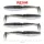 Reiva Zander Power Shad Magic Fish 10cm Plastična vaba 4 kosi
