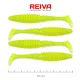 Reiva Zander Power Shad 10cm 7,05gr 4db/cs (Fluo Zelena) Plastična vaba