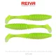 Reiva Zander Power Shad Flash Chartreuse 12,5cm Plastična vaba 3 kosi