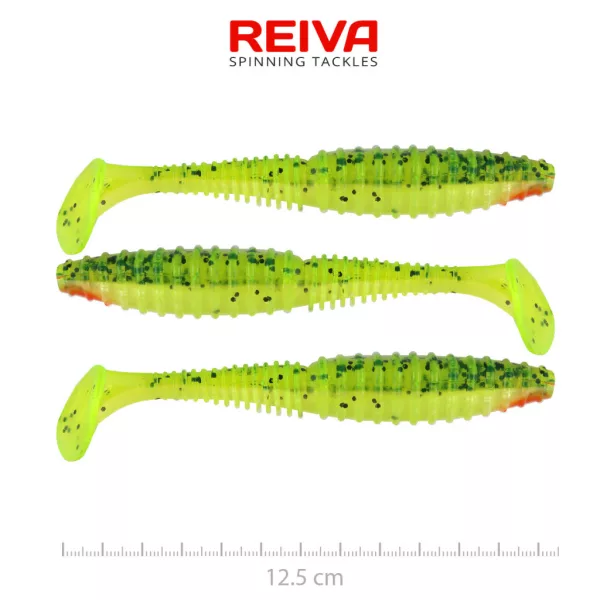 Reiva Zander Power Shad Watermelon 12,5cm Plastična vaba 3 kosi