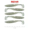 Reiva Zander Power Shad 8cm 3,18gr 5db/cs (Srebrni bleščice) Plastična vaba
