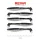Reiva Zander Power Shad 8cm 3,18gr 5db/cs (Črno Srebrna) Plastična vaba