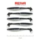 Reiva Zander Power Shad 8cm 3,18gr 5db/cs (Črno Srebrna) Plastična vaba
