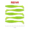 Reiva Zander Power Shad 8cm 3,18gr 5db/cs (Fluo Zeleni bleščice I.) Plastična vaba